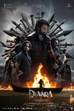 The theatrical release poster for Devara: Part 1.